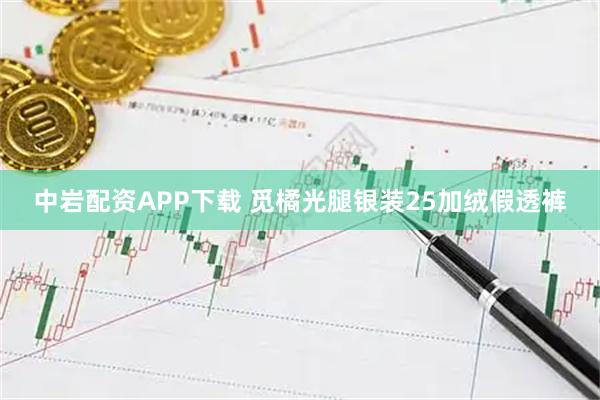 中岩配资APP下载 觅橘光腿银装25加绒假透裤